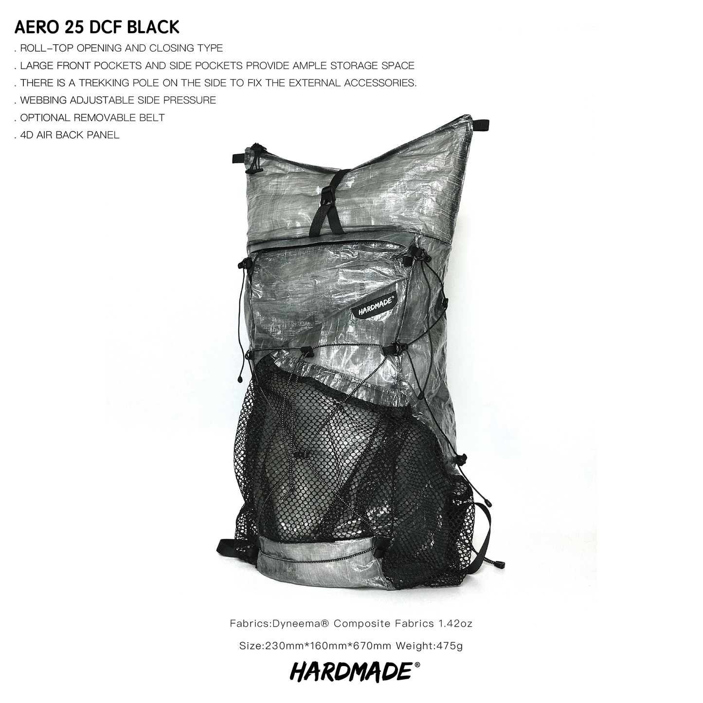 AERO 25 Ultralight Backpack DCF 1.42oz (359g)