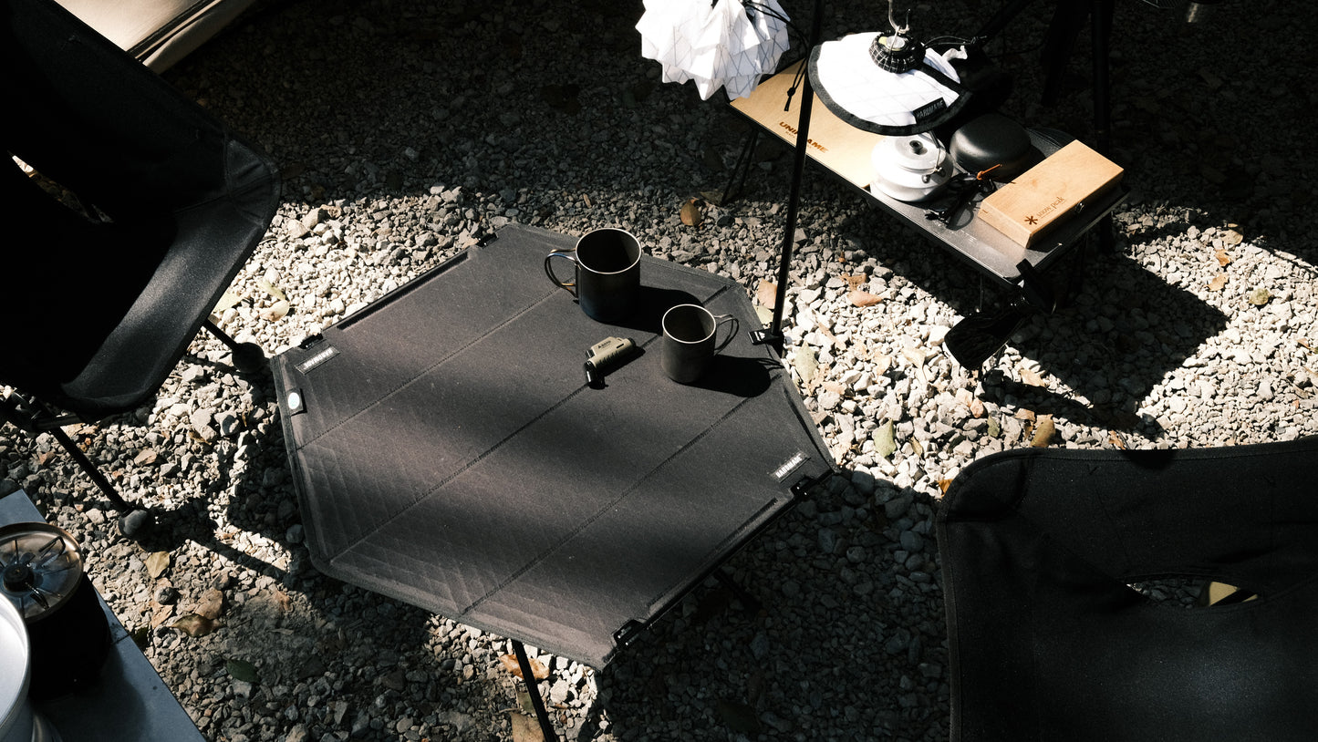 X-PAC Dual-Sided Hexagon Table